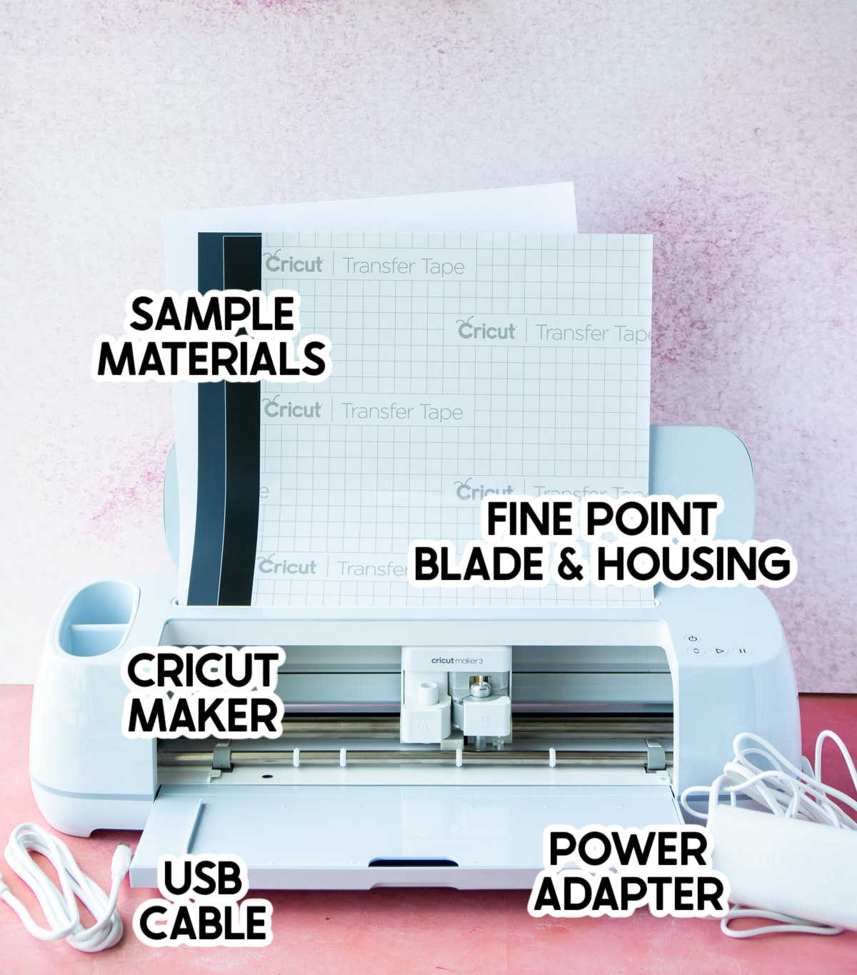  Cricut Maker 3 Essentials Bundle, Includes Maker 3 Smart  Cutting Machine, Vinyl & Iron On Samplers, Transfer Tape, Tool Set, True  Control Knife, & Portable Trimmer