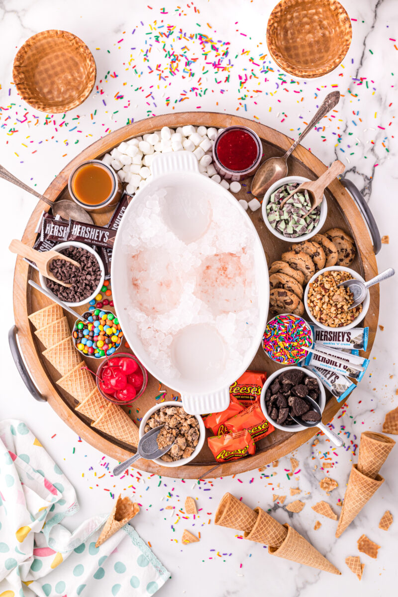 Diy Ice Cream Sundae Bar And Topping Ideas Play Party Plan 5098