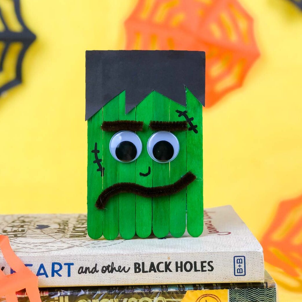 Frankenstein Craft with Popsicle Sticks