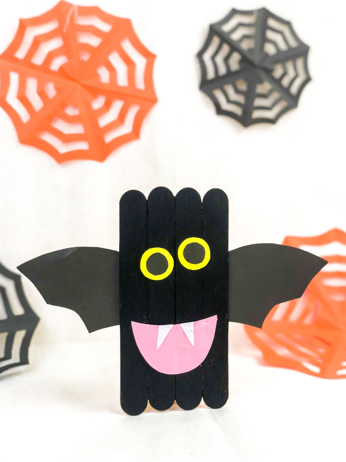 Back To School Popsicle Stick Ghost  Kids Crafts