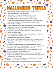 75 Fun Halloween Trivia Questions & Answers (Printable) - Play Party Plan