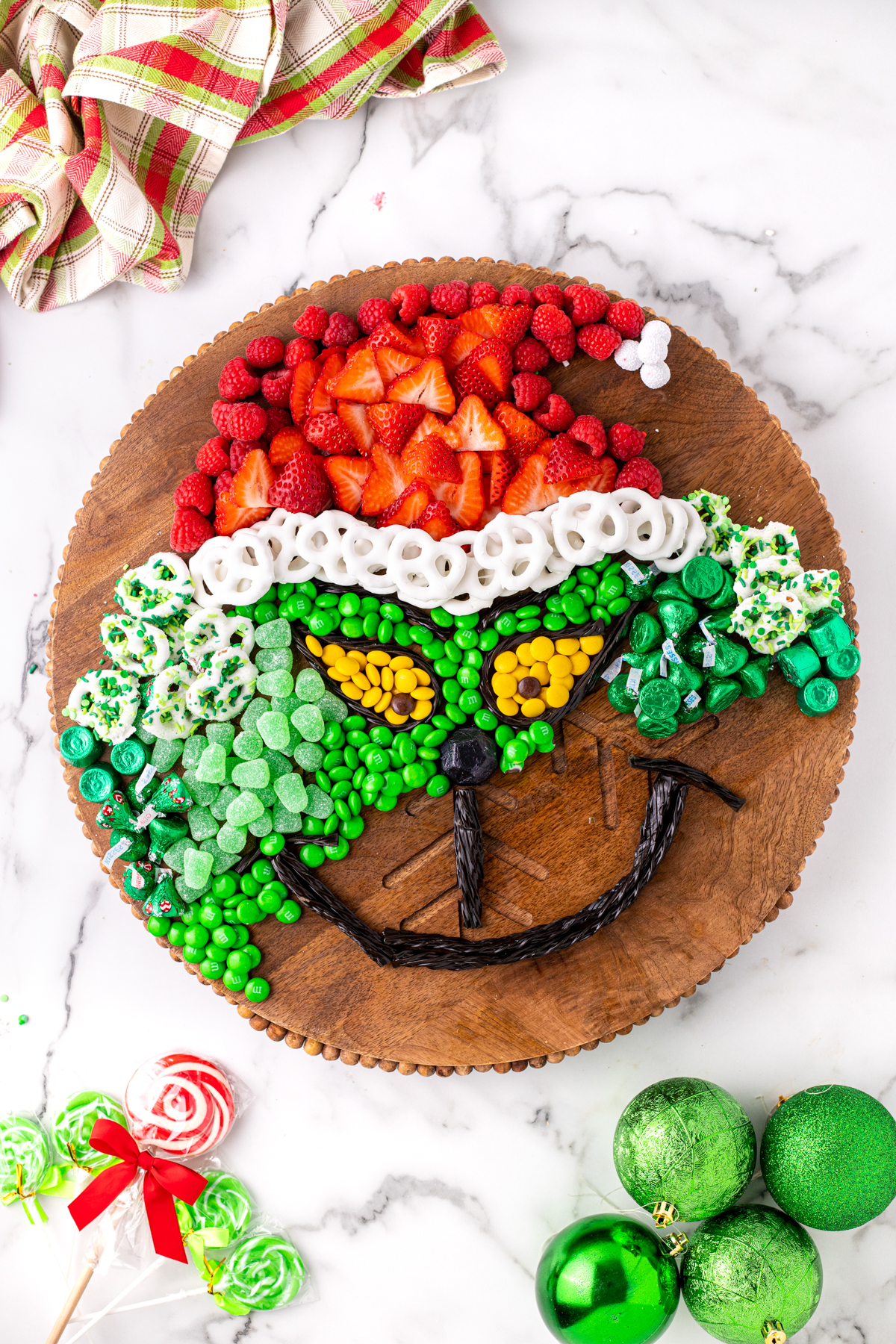 Grinch Christmas Dessert Charcuterie Board - 40