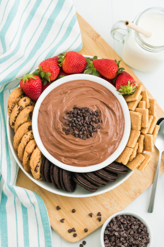 Creamy Nutella Dip Recipe (3 ingredients) - Play Party Plan