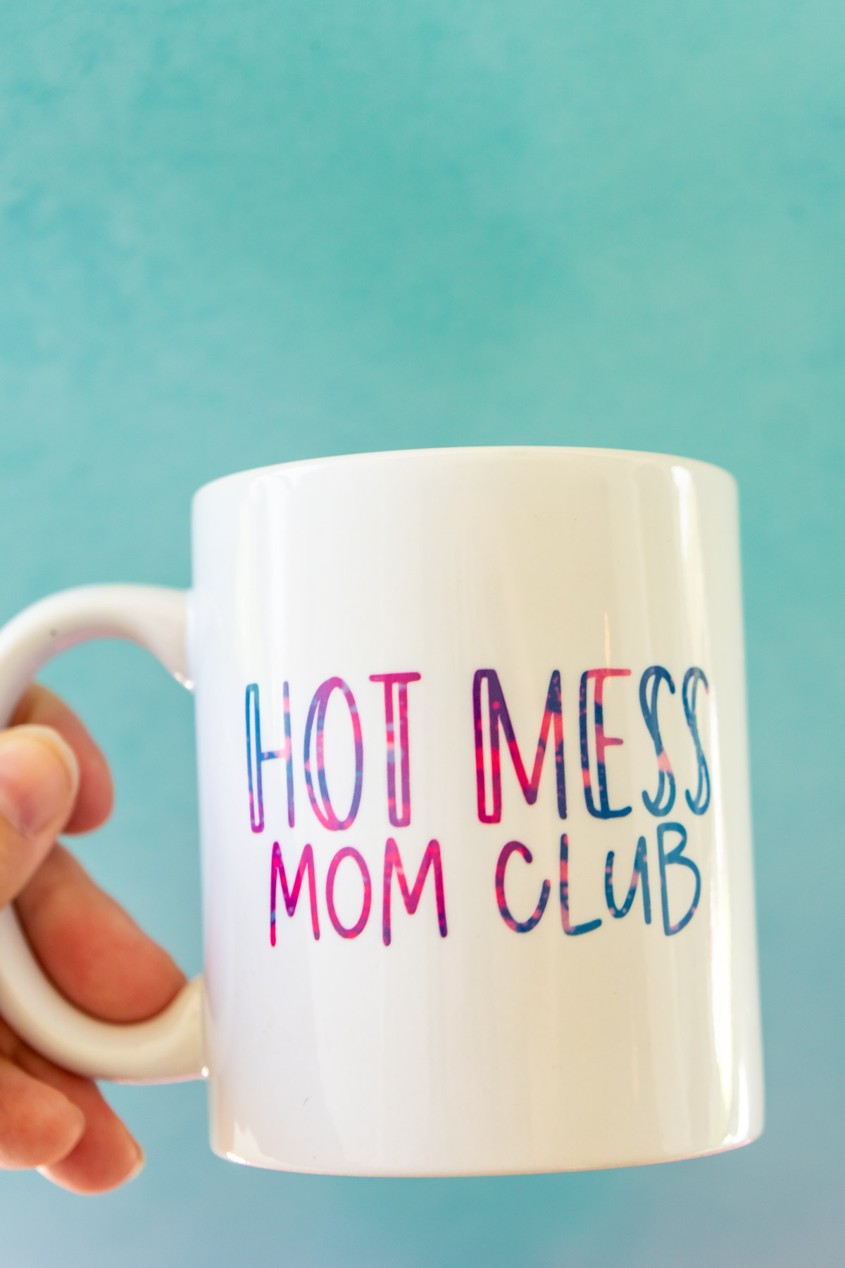 Mug design ideas - Personalizing a coffee mug with transfer decal