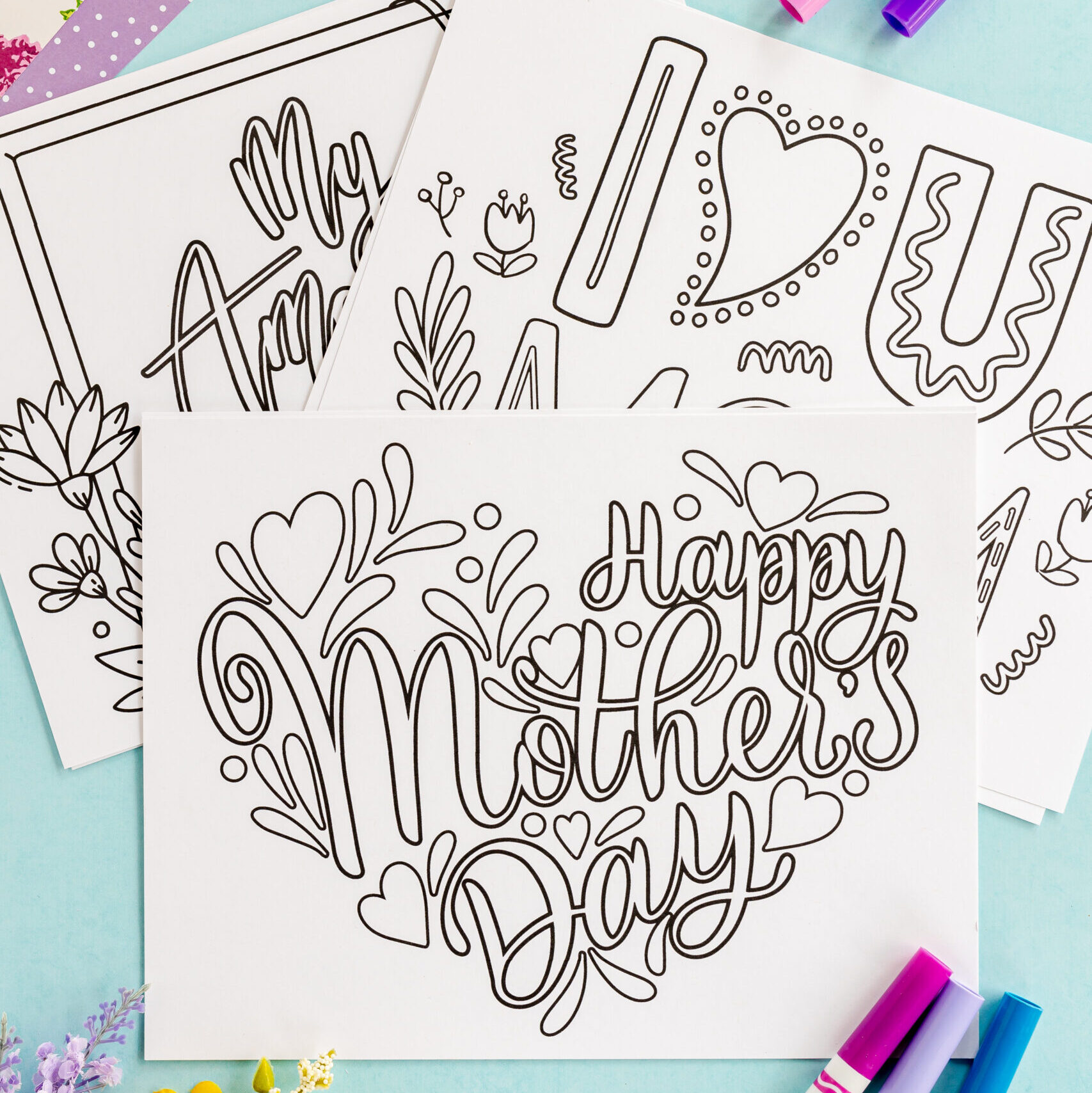 Free Printable Mother’s Day Coloring Pages