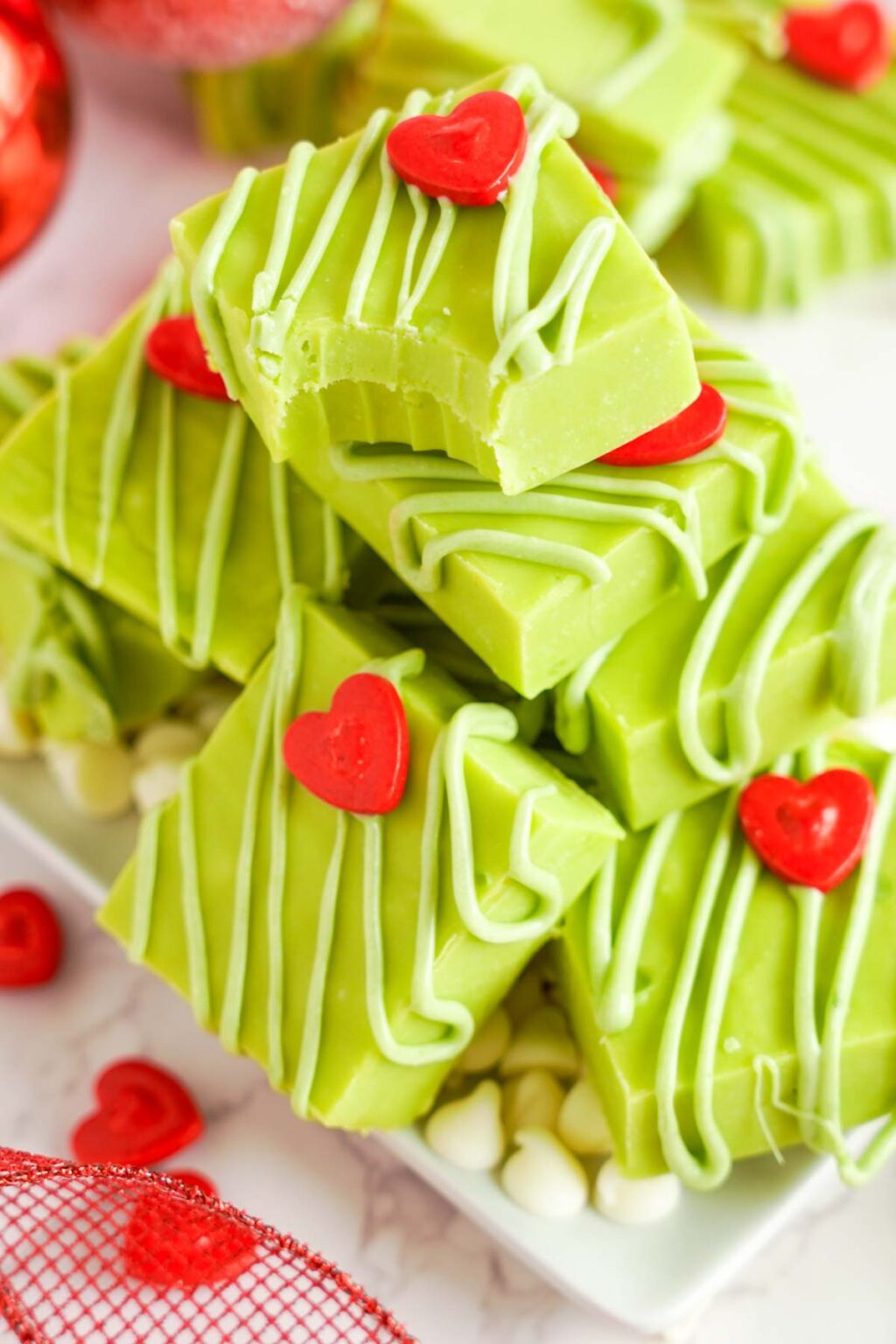 Easy Grinch Fudge Recipe - Play Party Plan