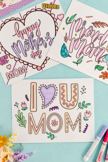 Free Printable Mother's Day Coloring Pages - Play Party Plan