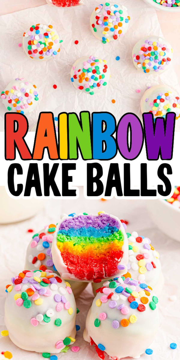 Surprise Rainbow Cake Balls Recipe - Play Party Plan