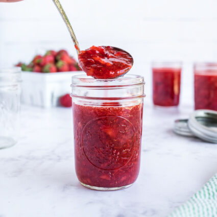 Easy Strawberry Freezer Jam Recipe (no Cook) - Play Party Plan