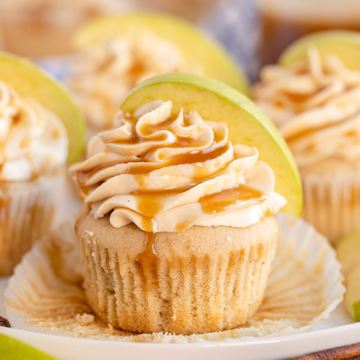 Caramel Apple Cupcakes