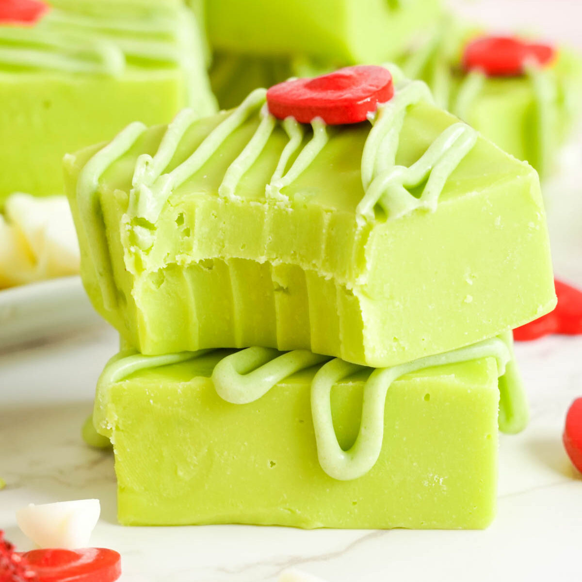 Easy Grinch Fudge Recipe - Far From Normal