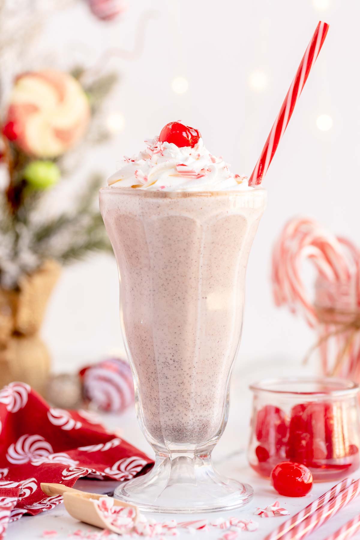 Copycat Chick Fil-A Peppermint Milkshakes