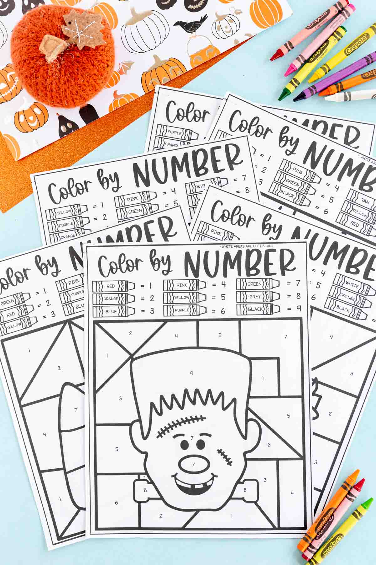 Color by Number Printable for Adults
