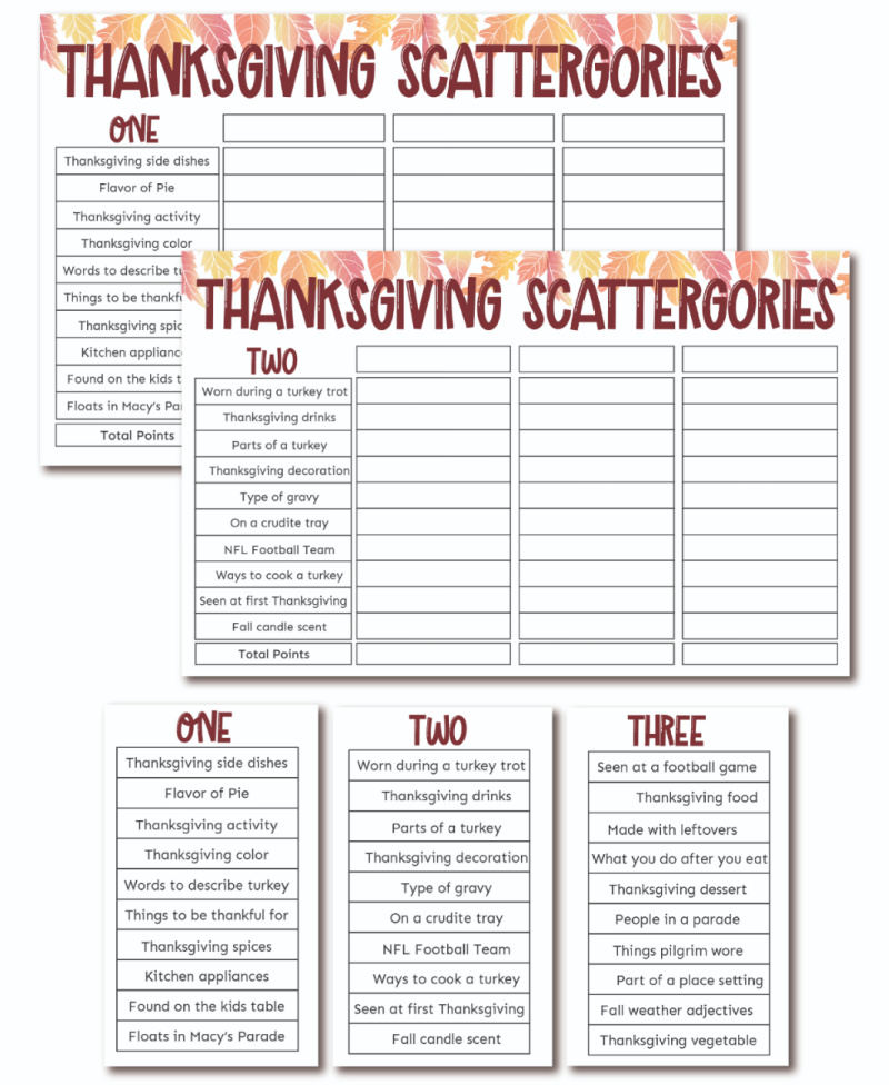 24 FANTASTIC Thanksgiving Party Activities for Kids and Adults!🙌