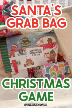 Santa's Grab Bag Christmas Game - Play Party Plan