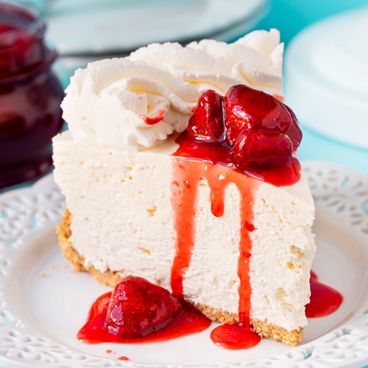 Easy No Bake Cheesecake with Cool Whip