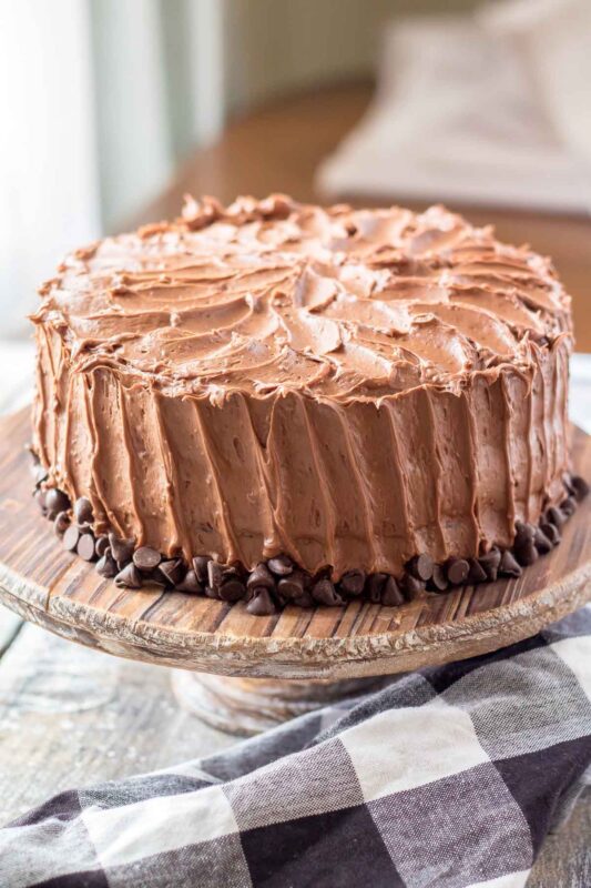 The Best Sour Cream Chocolate Cake Recipe - Play Party Plan