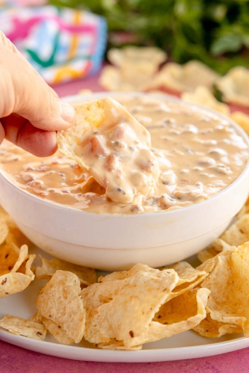 Easy Velveeta Sausage Cheese Dip Recipe - Play Party Plan