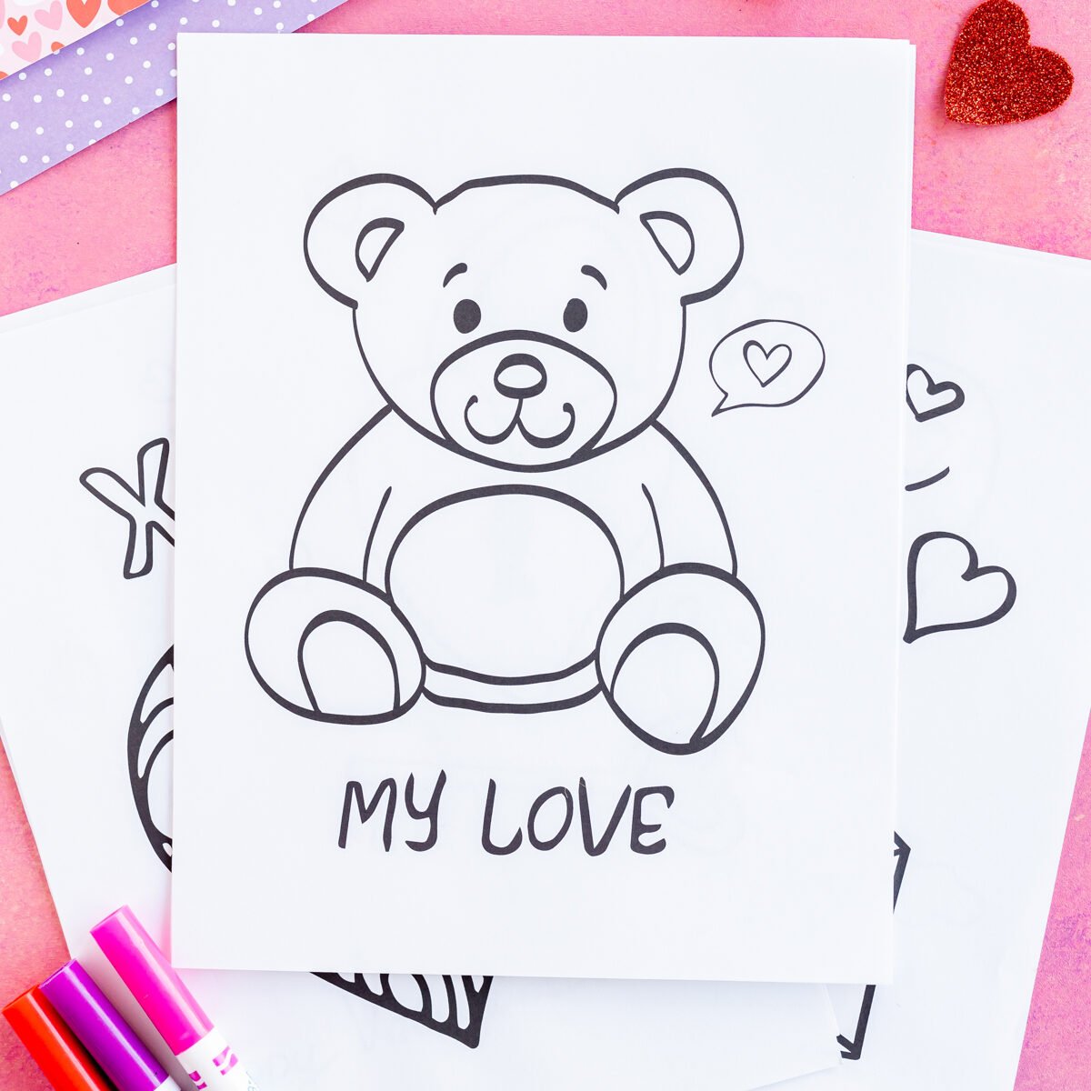 Free Printable Valentine’s Day Coloring Pages