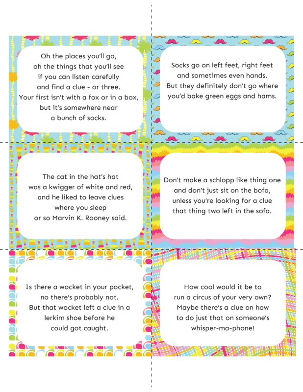 Free Printable Dr. Seuss Scavenger Hunt - Play Party Plan