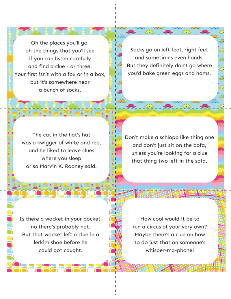 Free Printable Dr. Seuss Scavenger Hunt - Play Party Plan