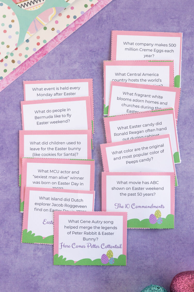 Free Printable Easter Trivia Questions and Game - Play Party Plan