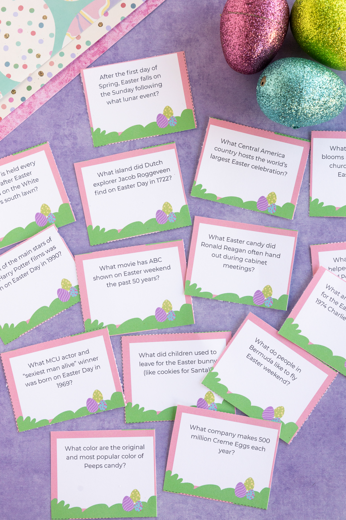 Free Printable Easter Trivia Questions and Game - Play Party Plan