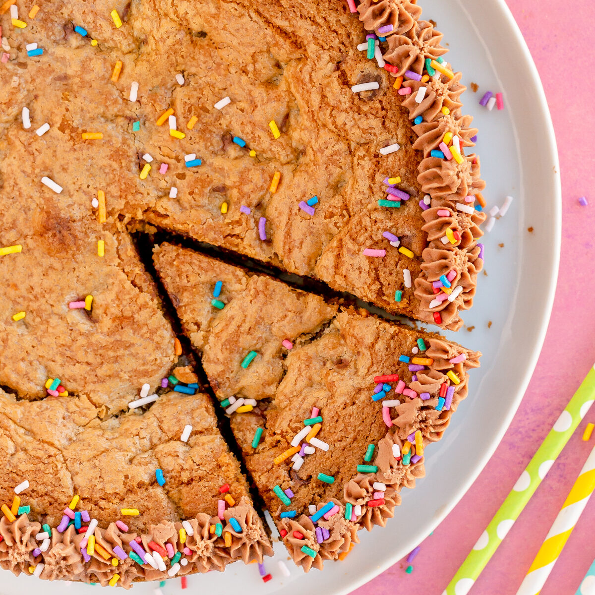 Chocolate Chip Cookie Cake