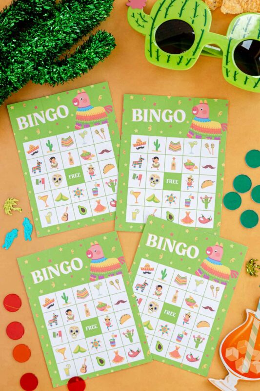 Free Printable Cinco De Mayo Bingo Cards - Play Party Plan