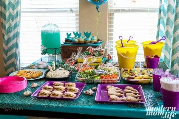 under the sea party table