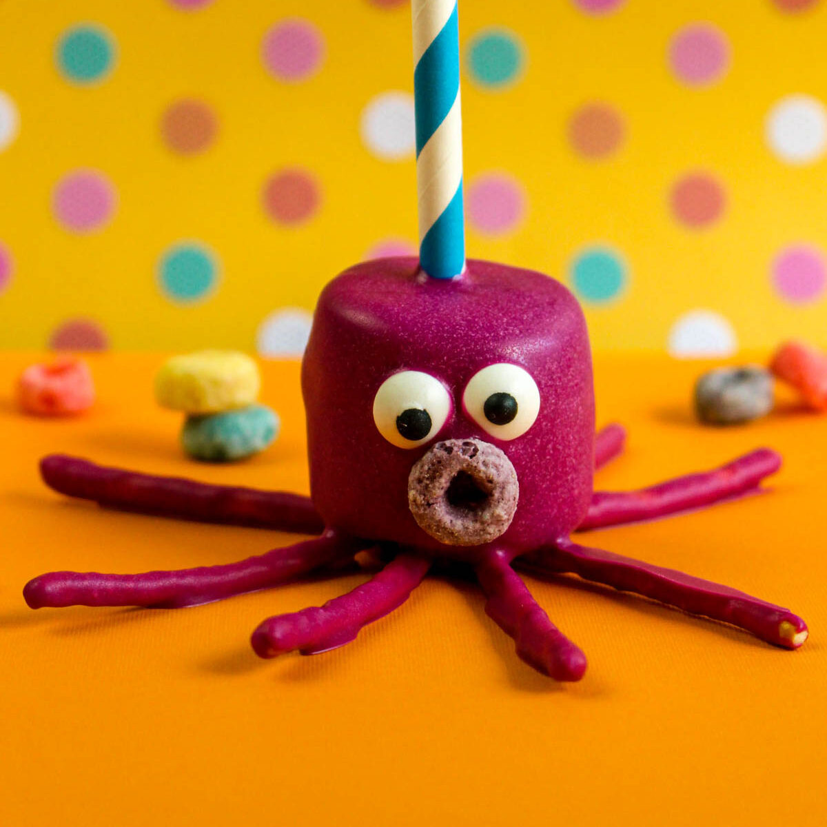 Octopus Marshmallow Pops