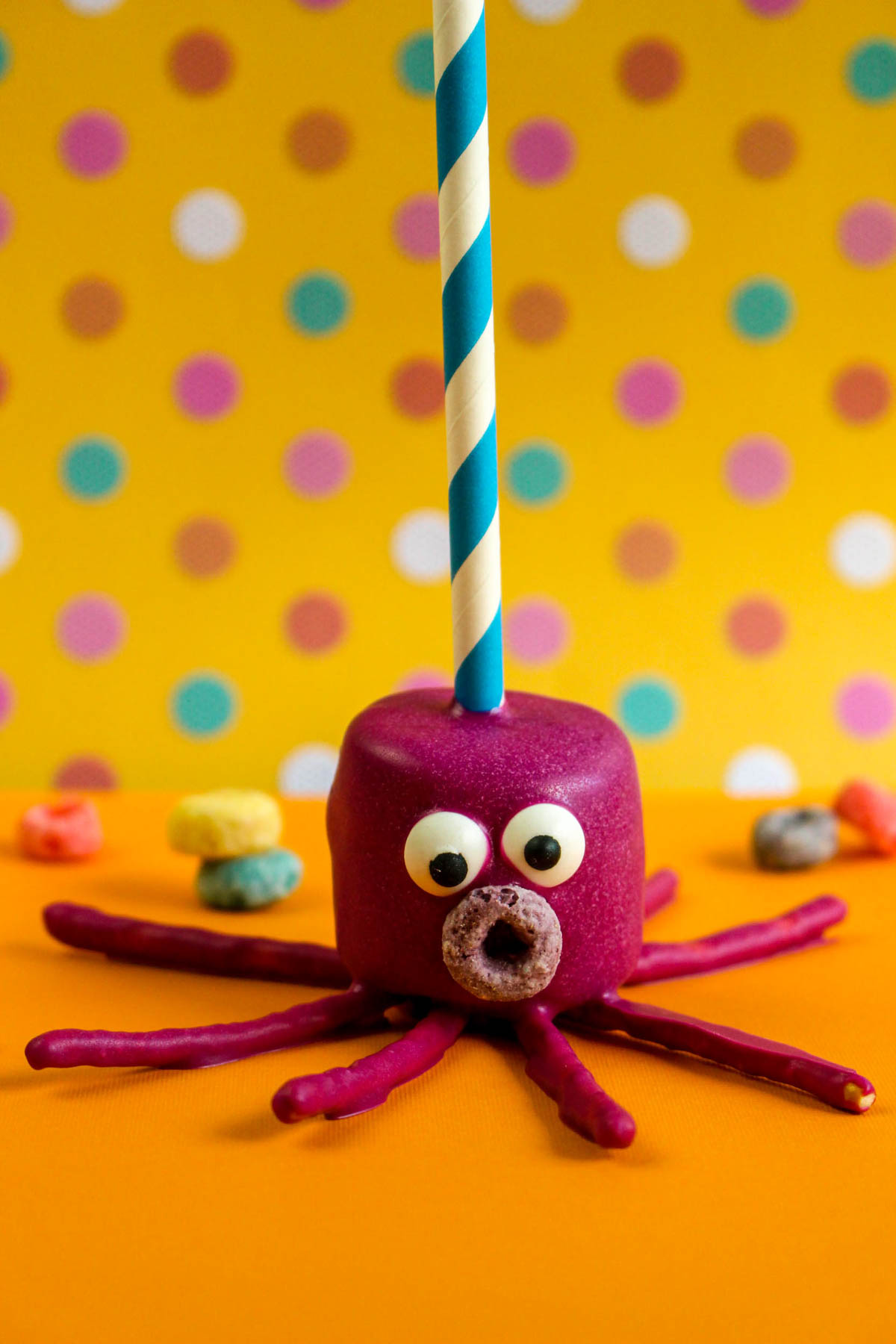 octopus marshmallow made out of a marshmallow
