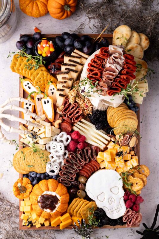 Halloween charcuterie board