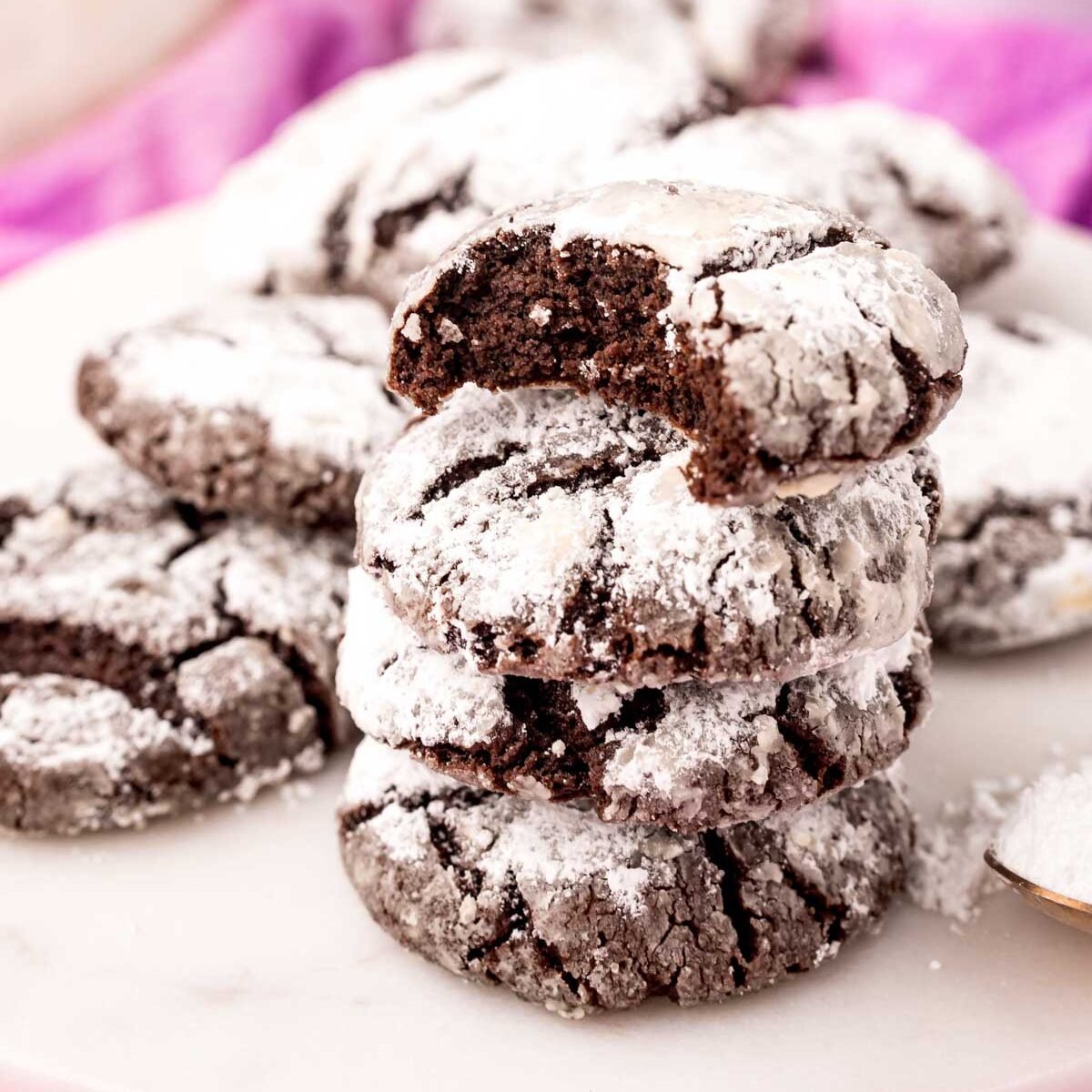 Chocolate Crinkle Cookies