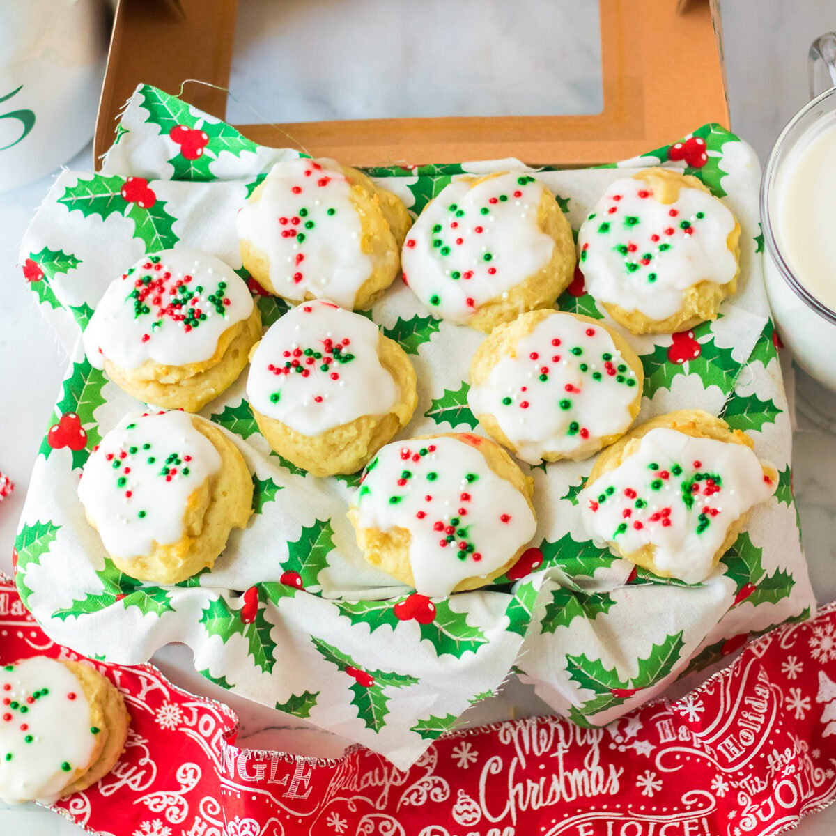 Christmas Ricotta Cookies