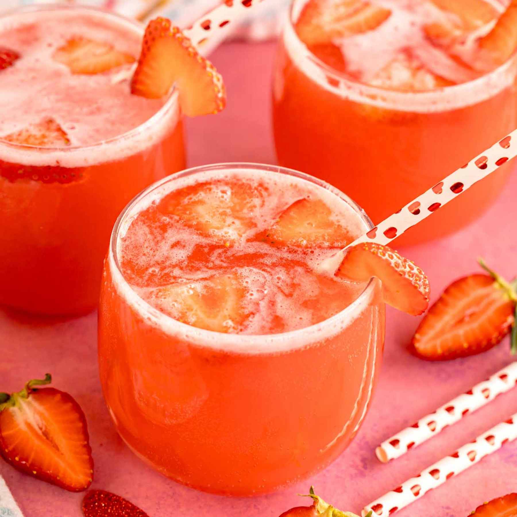 Strawberry Punch for Valentine’s Day